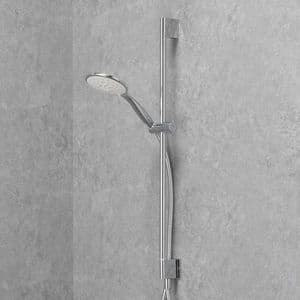 Designer TMV3 Thermostatic Shower Valve & Adjustable Shower Head - Polished Stainless Steel