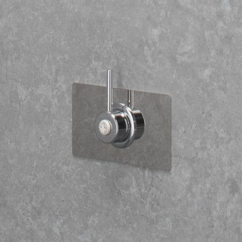 Designer TMV3 Thermostatic Shower Valve - Polished Stainless Steel