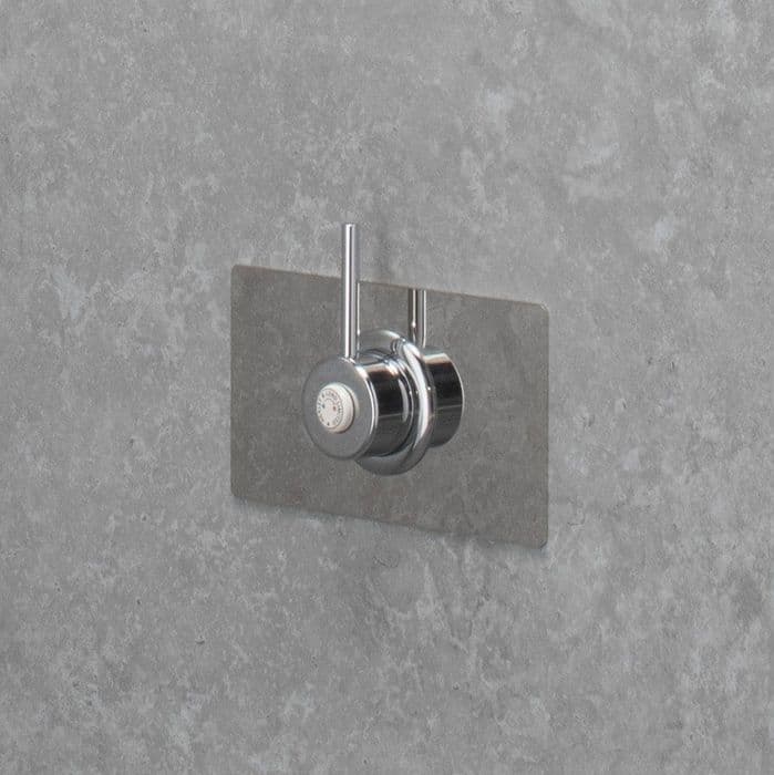 Designer TMV3 Thermostatic Shower Valve - Polished Stainless Steel