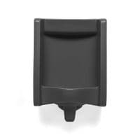 Florida Anthracite Urinal - Back Inlet for Concealed Pipework