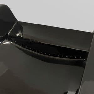 Black Ceramic Urinal - Florida By Healey & Lord