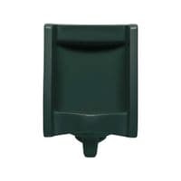 Florida Deep Green Urinal - Back Inlet for Concealed Pipework