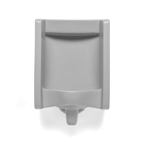 Florida Dove Grey Urinal - Back Inlet for Concealed Pipework