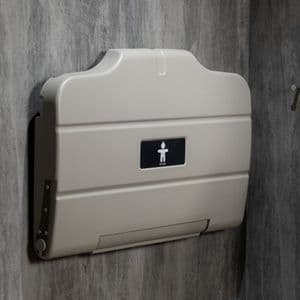 Healey & Lord HL7640 wall mounted short projection landscape baby change unit