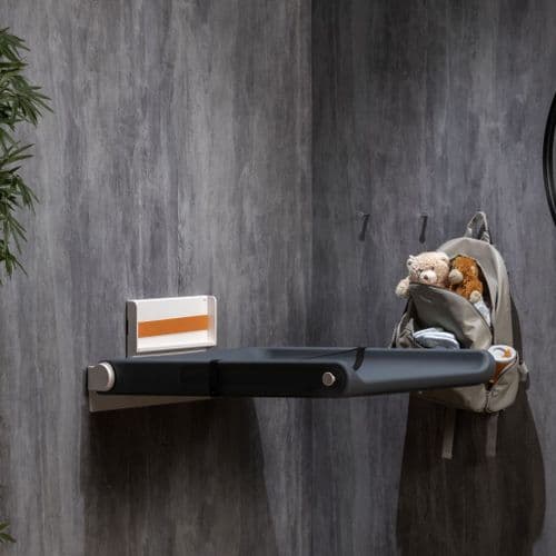 Healey & Lord HL7650 wall-mounted minimalist portrait baby change unit