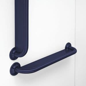 Ligature Resistant Disabled Toilet Grab Rail Kit - Blue