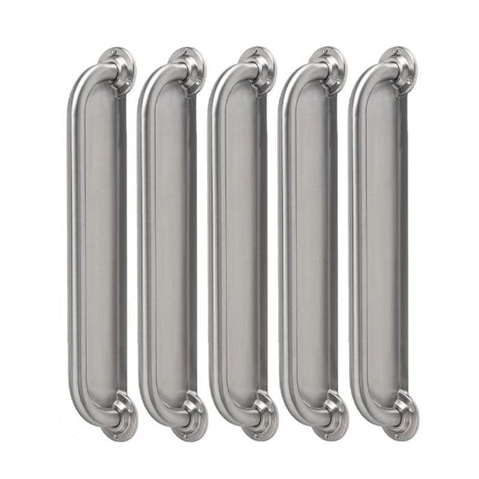 Ligature Resistant Disabled Toilet Grab Rail Kit - Stainless Steel