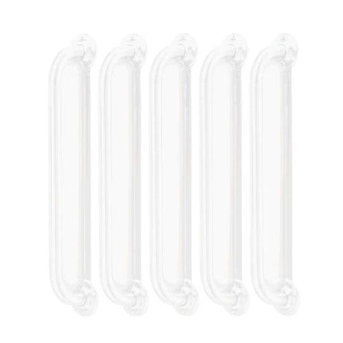 Ligature Resistant Disabled Toilet Grab Rail Kit - White