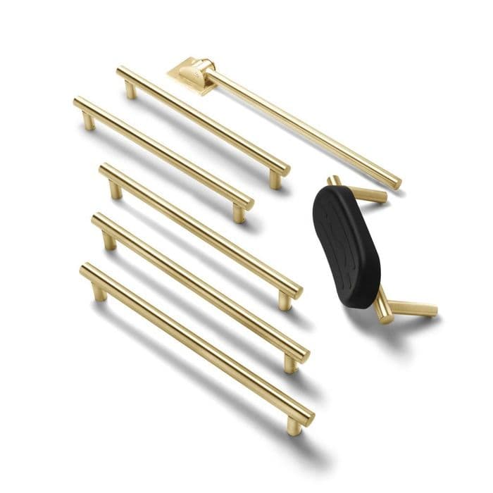 Luxury Grab Rails Luxury Disabled Roseless Toilet Grab Rail Kit with Back Rest in Brushed ...