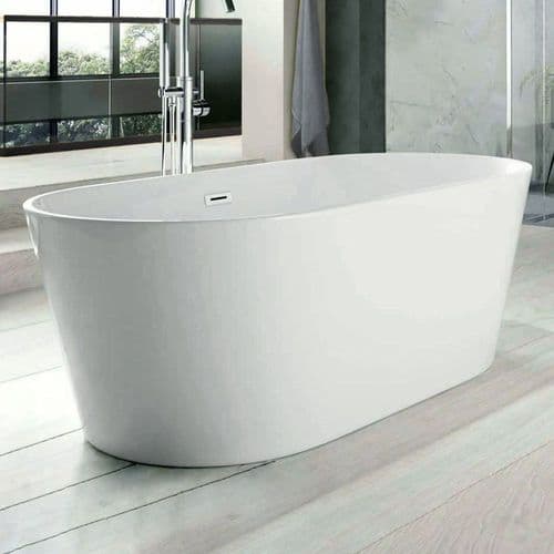 Modern 1600mm Double Ended Freestanding Bath