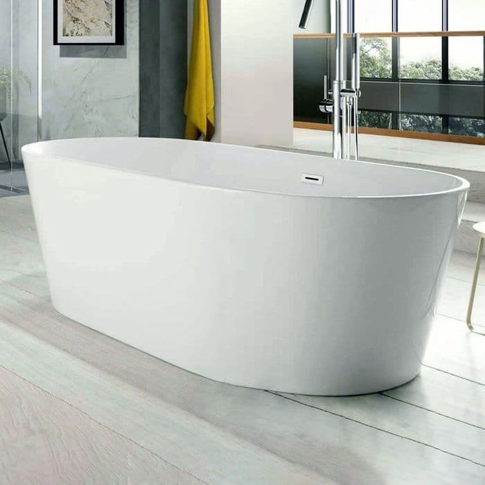 Healey & Lord Modern Collection 1700 x 800mm Double Ended Freestanding Bath with Waste & Overflow