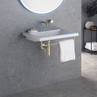 Modern 600mm Wash Basin with Towel Rail