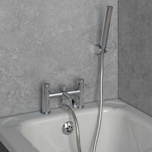 Modern Deck-Mounted Bath Shower Mixer