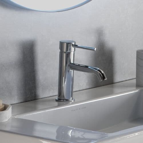 Modern Deck-Mounted Monobloc Basin Tap