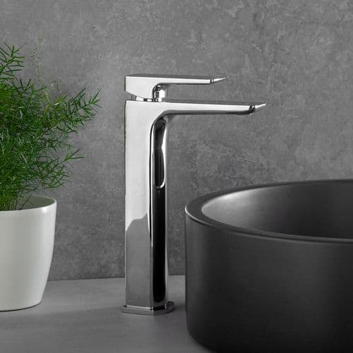 Modern Deck-Mounted Monobloc Tall Basin Tap #2