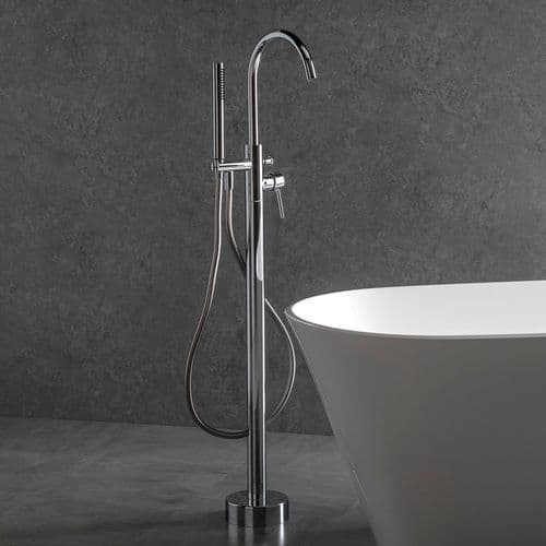 Modern Floorstanding Bath Shower Mixer