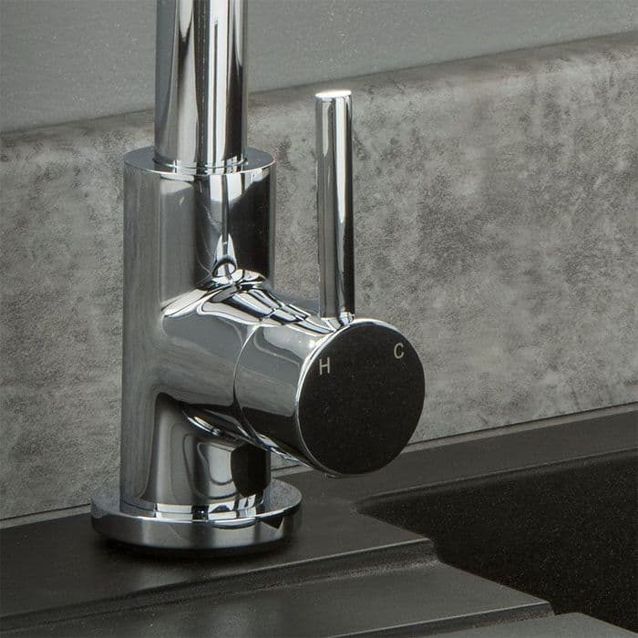 Healey & Lord Modern Collection DeckMounted Monobloc Gooseneck Kitchen