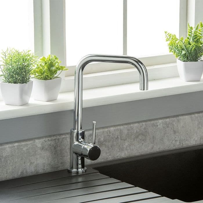 Healey & Lord Modern Collection Deck-Mounted Monobloc Kitchen Mixer Tap with 360 Swivel Spout