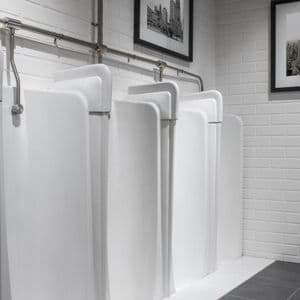 Niagara Fused Run Urinal With Exposed Cistern Flush Kit