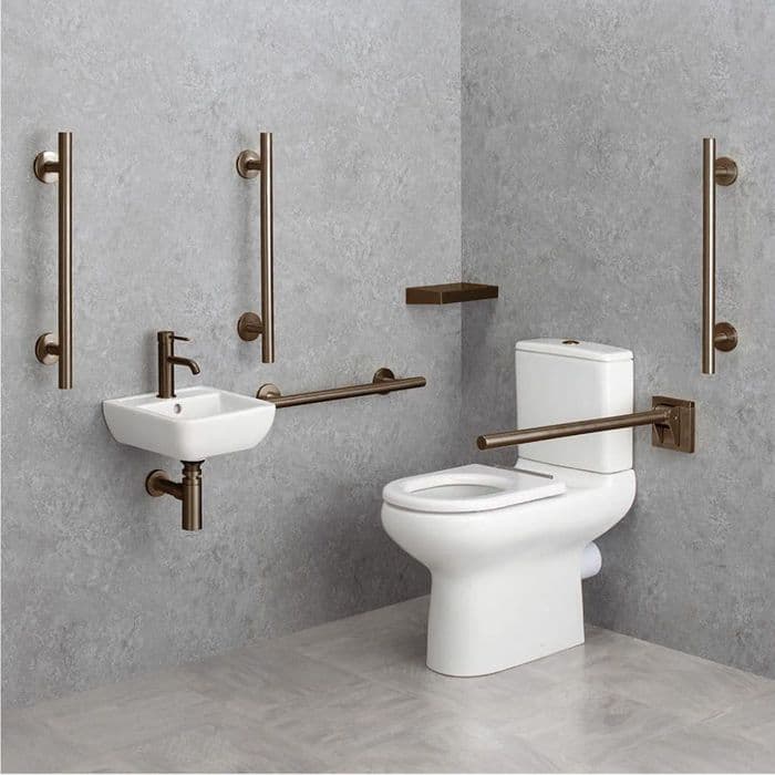 Urban Disabled Doc M Close Coupled Toilet Pack Brushed Bronze urban-disabled-doc-m-close-coupled-toilet-pack-brushed-bronze