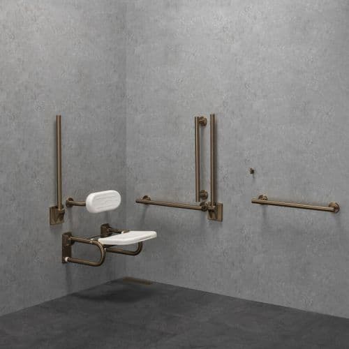 Urban DOC M / DDA Disabled Shower Pack - Brushed Bronze