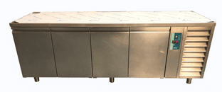 Arex Four door prep counter fridge