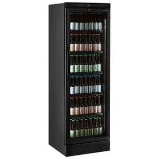 CEV425 BLACK  Upright Display Fridge