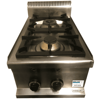 Hobart HG2S7 2 Ring Gas Hob