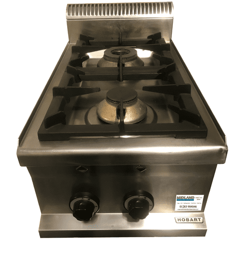 Hobart HG2S7 2 Ring Gas Hob