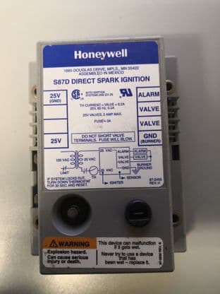 Honeywell S87D direct spark ignition