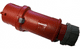 Plug CEE straight 5-pole contacts 3P+N+E max. 32A