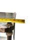 Stainless steel wheeled shelf 92cm x 61cm x 165cm