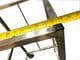 Stainless Steel wheeled trolly 48cm x 48cm x 94cm