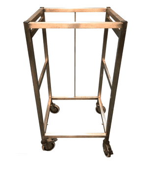 Stainless Steel wheeled trolly 48cm x 48cm x 94cm