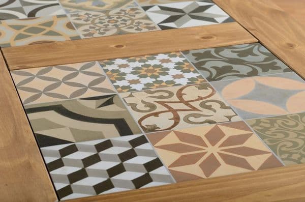 Bondo Tile Top Dining Table