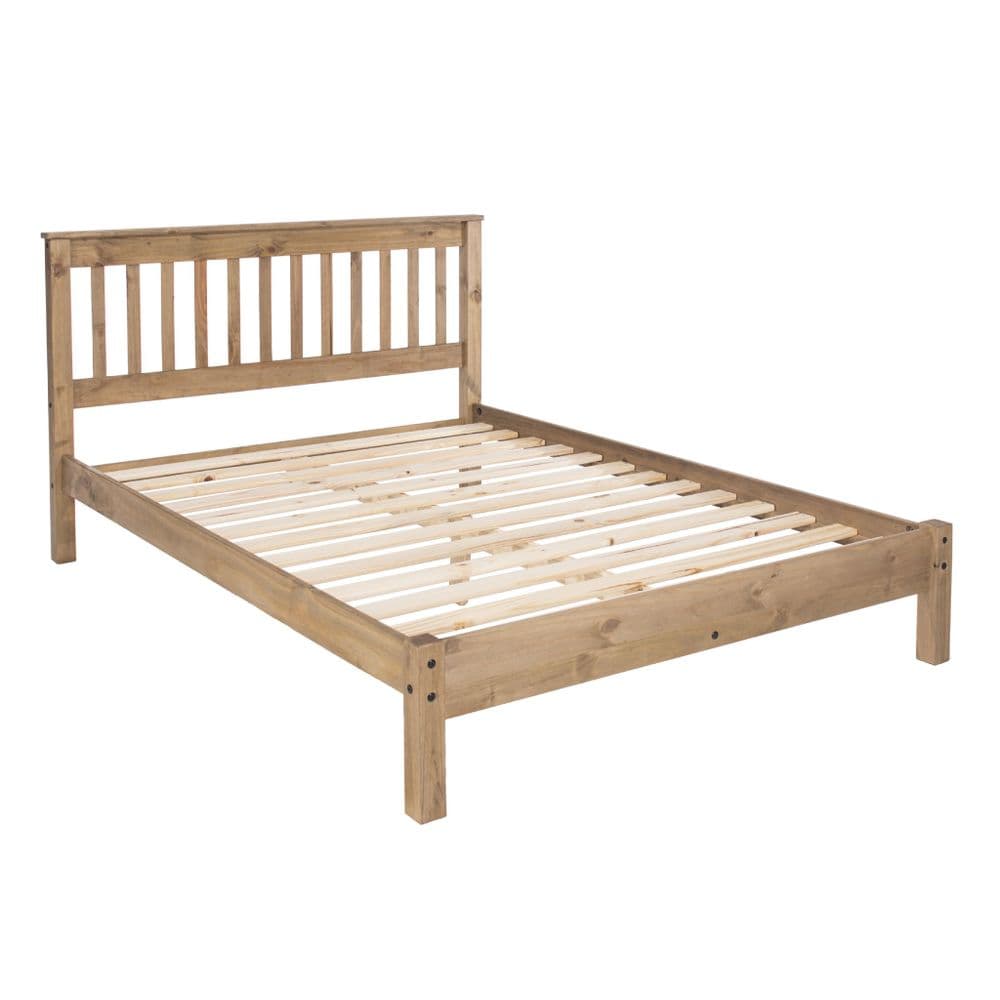 Capri 4'6" Slatted lowened bedstead