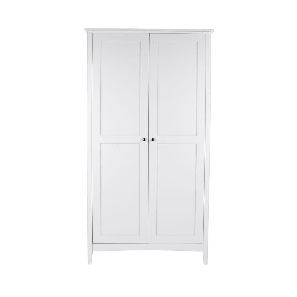 Como white 2 door wardrobe