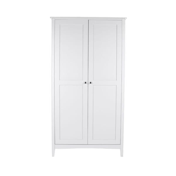 Como white 2 door wardrobe