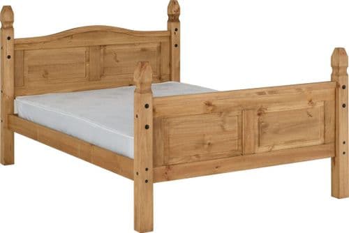 Corin Double Bed with high base end