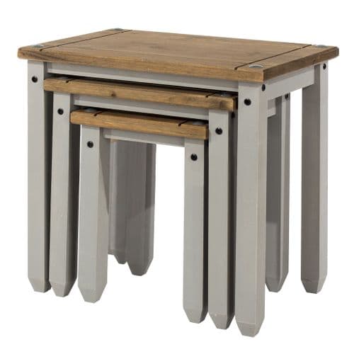 Corin Nest of Tables, Dark Grey
