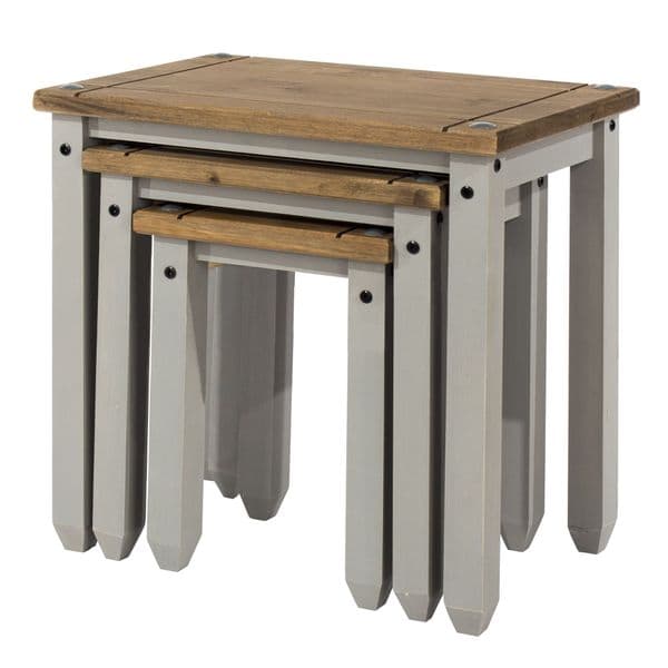 Corin Nest of Tables, Dark Grey