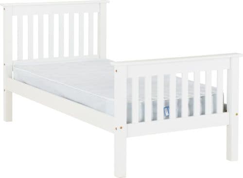Doyle Single Bed White