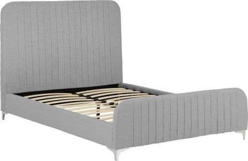 Hampshire King Size Bed Light Grey
