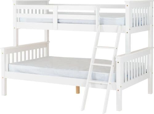 Hana Triple Sleeper Bunk Bed White