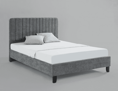 Livingstone King Size Bed, Grey
