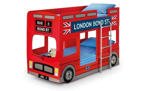 London Bus Bunk Bed, Red