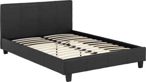 Lucy Double Bed Black