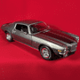 Auto World American Muscle: 1970 Chevy Camaro Z28 - 1:18 Scale Diecast Model - Metallic Grey