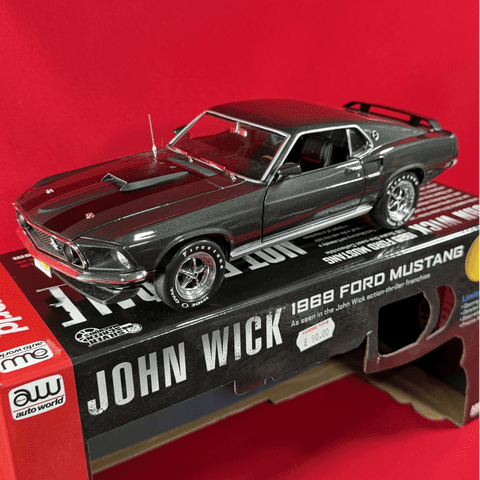 Auto World - John Wick: 1969 Ford Mustang - 1:18 Scale Diecast Model