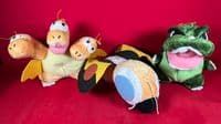 Banpresto - Godzilla: Roaring Plush - Complete Set of 3 6" Plush Toys